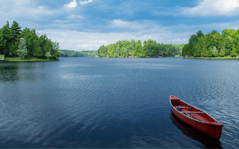 Canoe on a Canadian Lake — Canoes of Resilience